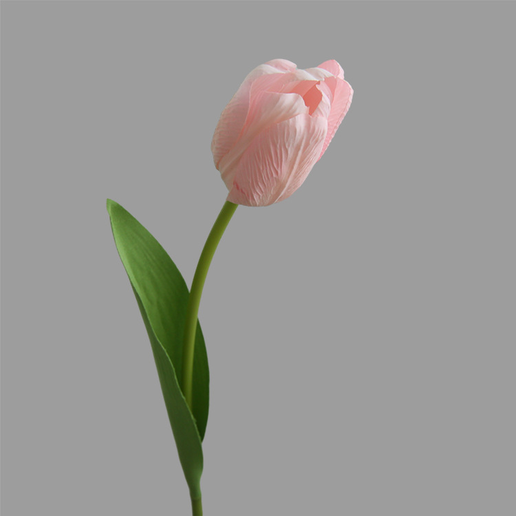 Artificial Flower Single Touch Tulip Home Home Living Room and Dining Table Decoration Moist Feeling Flower Artificial Flower Furnishings