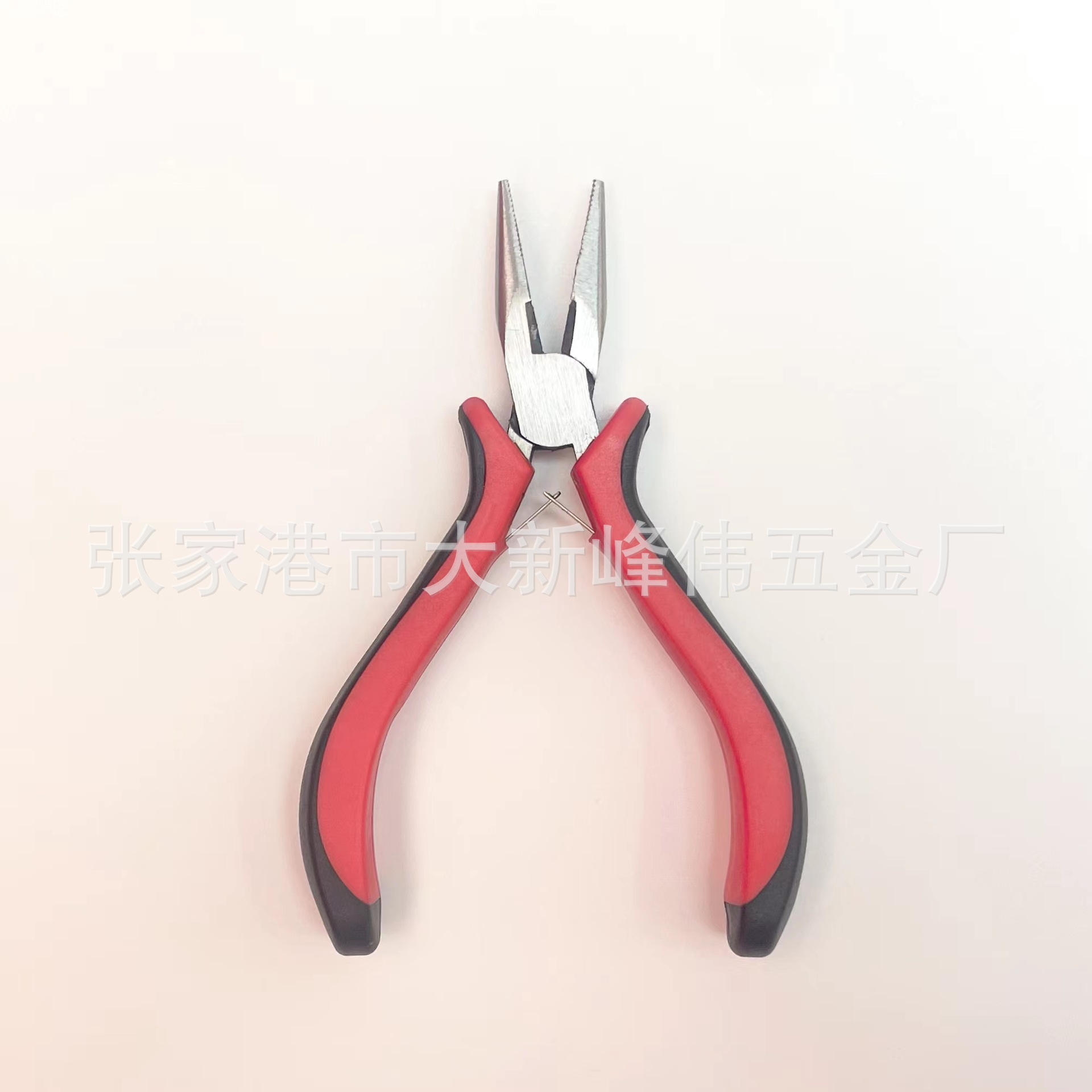 Factory 4.5-Inch Mini Pliers with Handle Pointed Nose Pliers Hair Extension Pliers round Drip Tip Black and Red Handle Slanting Forceps Jewelry