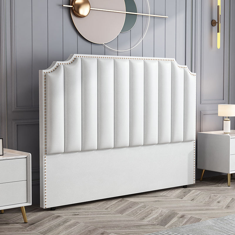 北欧轻奢床头软包靠背板现代简约1.5 1.8米榻榻米单买落地可-阿里巴巴