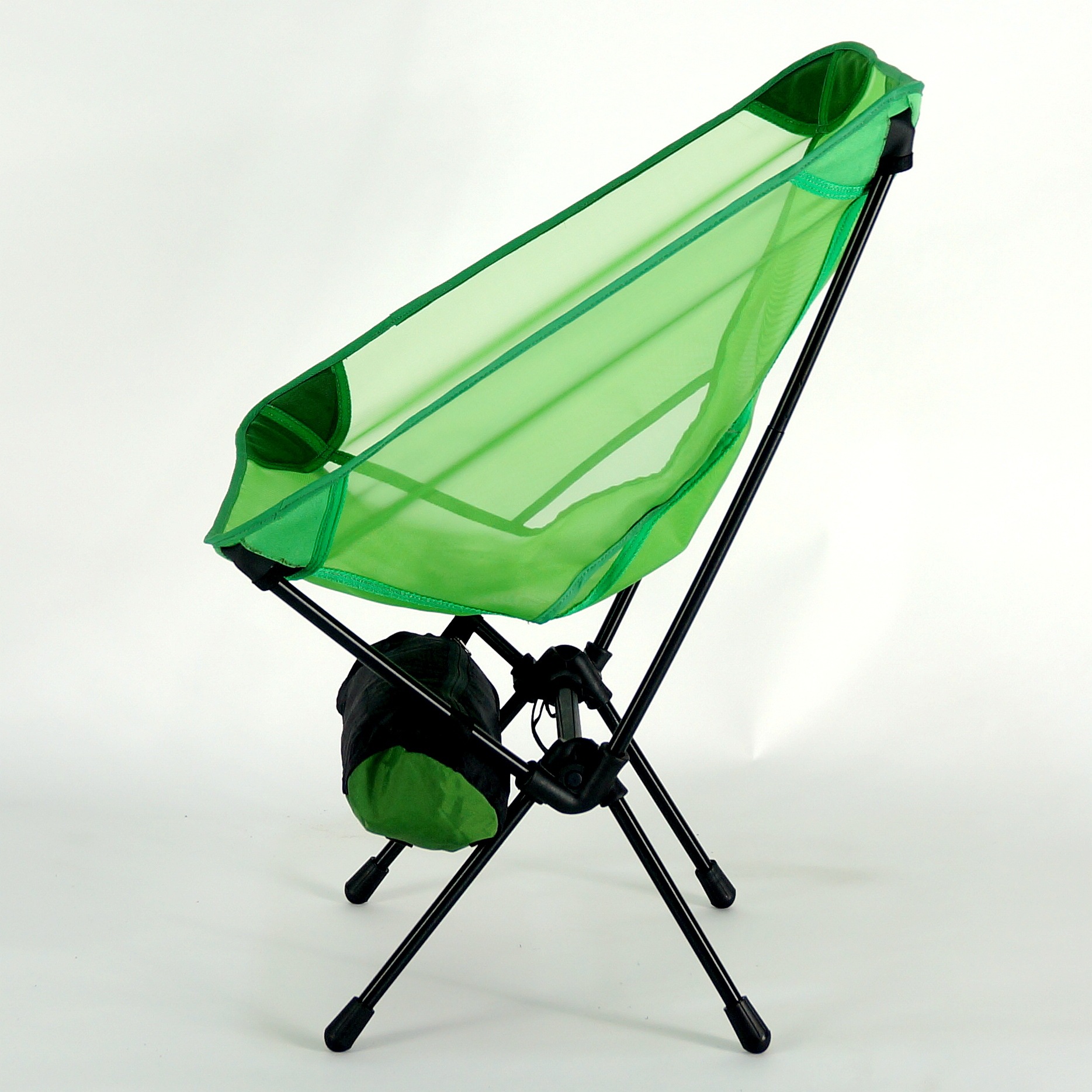 碳纤维mini户外超轻折叠钓鱼椅凳月亮蝴蝶便携排队登山徒步旅行椅