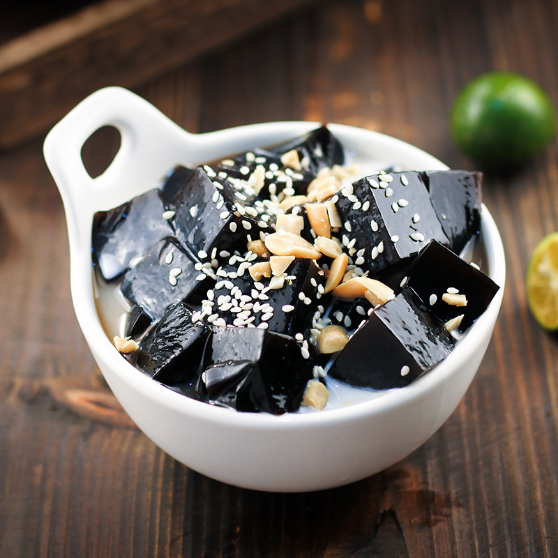 整箱徐七二黑凉粉广西桂林烧仙草儿童家用龟苓膏自制果冻黑冰粉