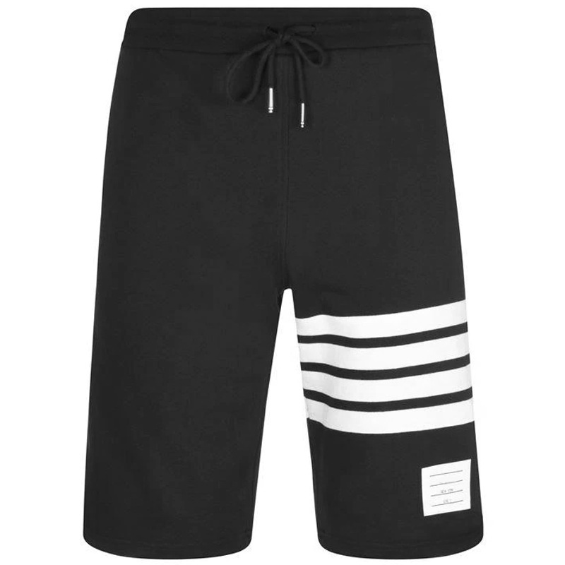 Tb Fog Four Bars Striped Trendy Men's Summer Trendy Pants Cotton Fashion Brand Middle Pants Sports Casual Shorts Couple