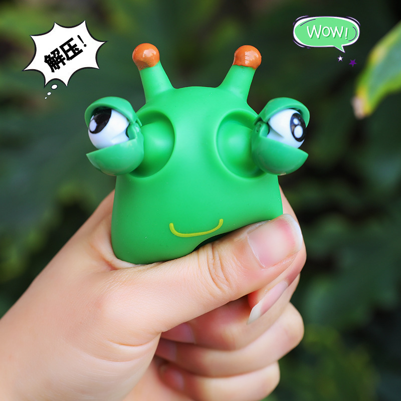 Best-Seller on Douyin Toys Explosive Eye Bugs Squeezing Toy Useful Tool for Pressure Reduction Funny Bugs Vent Squeeze Small Toys