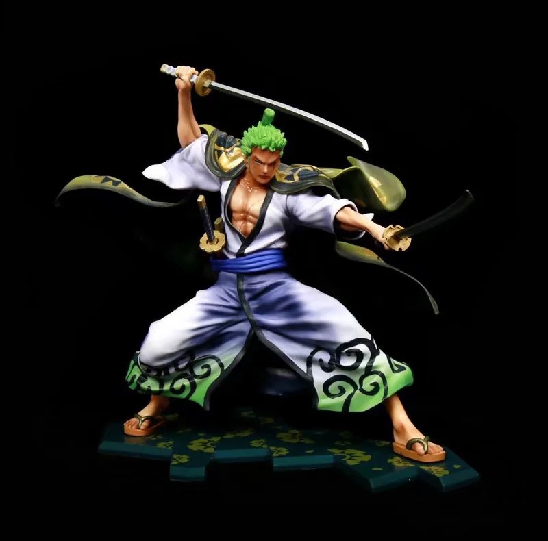 海贼pop 三刀流 和之国 和服索隆十郎 模型盒装手办