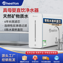 惠尔顿YK8纳滤矿物质水家用直饮反渗透母婴厨房净水器纯水双出水