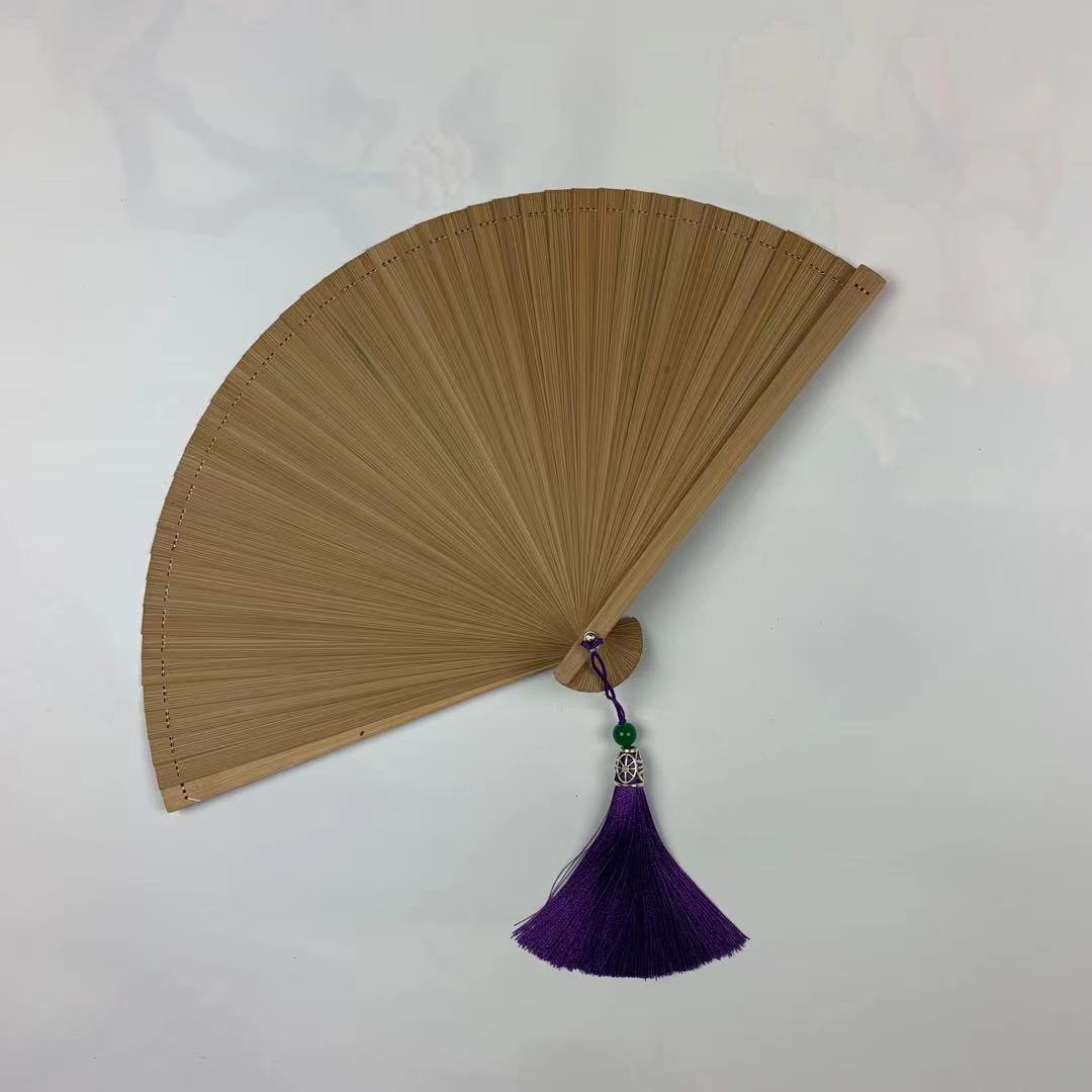 创意迷你全竹扇兰蝶全竹扇礼品扇中国风古典古风扇便携礼品扇