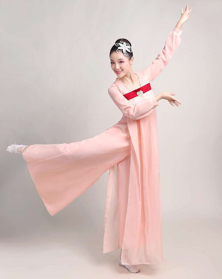丽人行舞蹈服装改良汉服女襦裙古装飘逸古风长裙仙女古典舞演出服