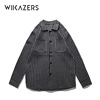 WIKAZERS have more cash than can be accounted for Cardigan coat sweater Sweater overcoat Autumn and winter 2021 Trend stripe comfortable Easy