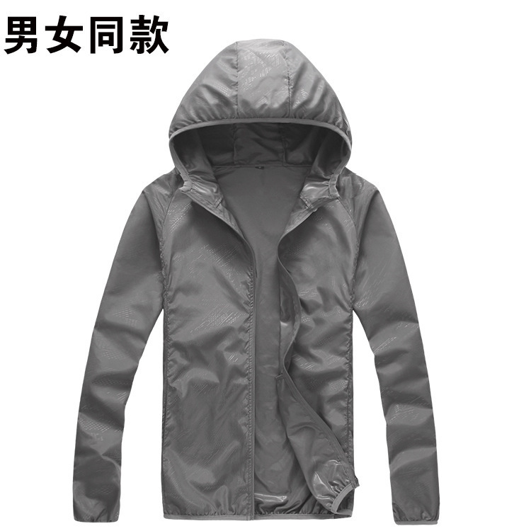 Sun Protection Clothing for Women Outdoor Skin Clothing Summer Thin Couple Sun-Protective Clothing Quick-Drying Coat Windbreaker Men in Stock Printed Logo