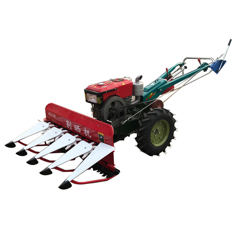 小麦收割机 秸秆稻草牧草收割机 鲁宏牌小型收割机割晒机