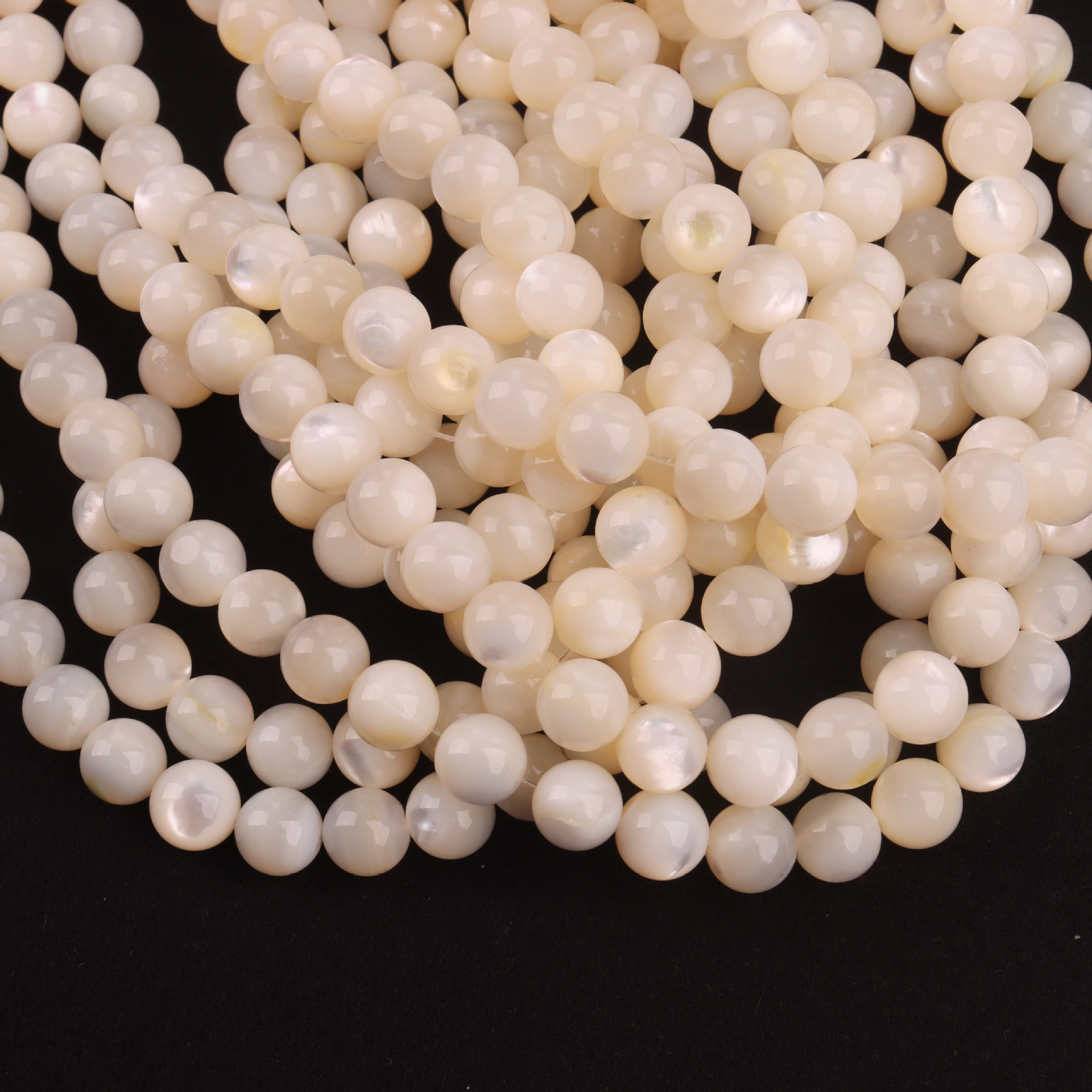 天然珍珠贝 白蝶贝直孔贝珠 散珠 半成品diy手工饰品配饰材料批发