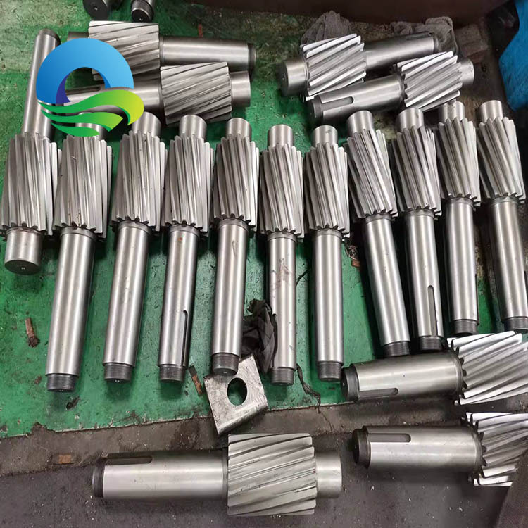 直齿轮轴磨齿轮轴洛阳齿轮轴厂家大型cnc数控铣齿铣花键