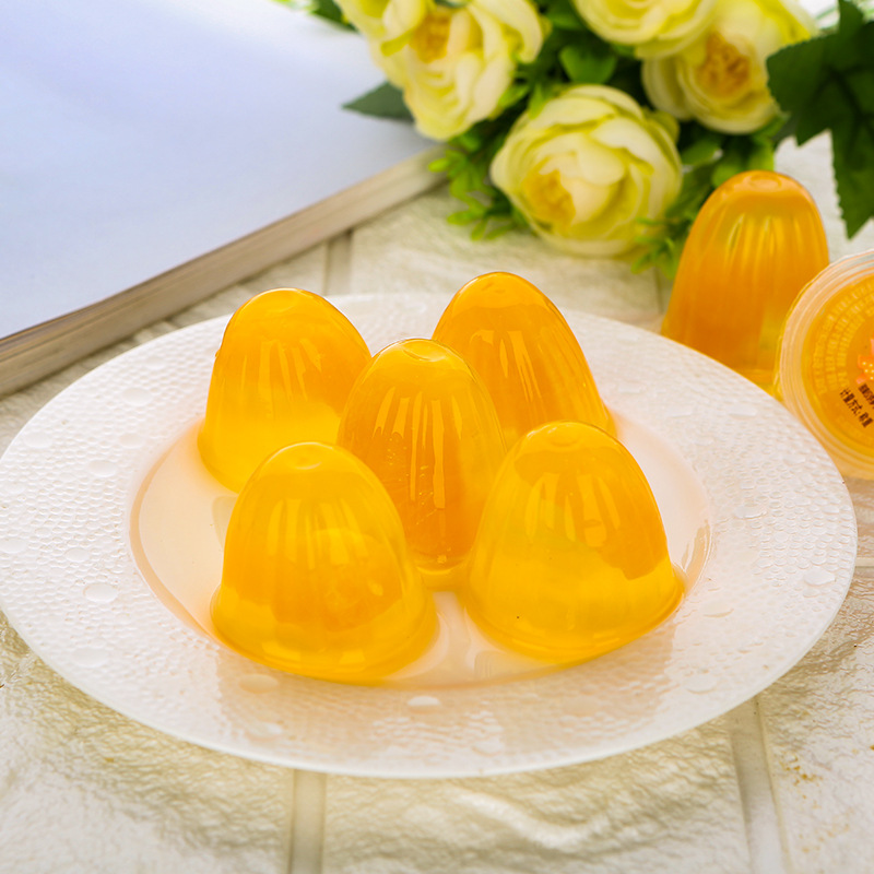 中意蜜桔果肉果冻520g特产网红休闲零食小吃儿童糖果冻糖果布丁