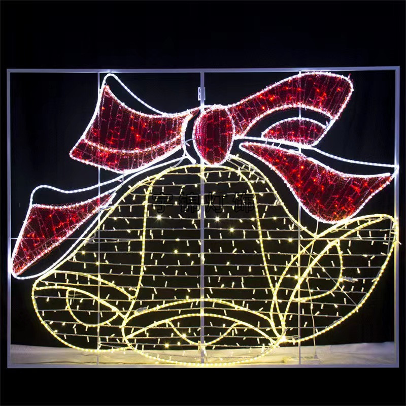 户外铃铛路灯杆装饰灯 led发光春节挂件 鞭炮灯箱挂路灯-阿里巴巴