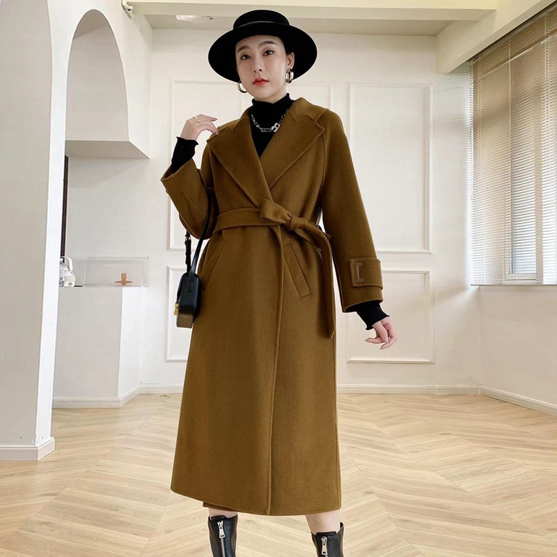 双面羊绒大衣/毛呢外套长款昆山巴城一手货源新款尾货批发超高性