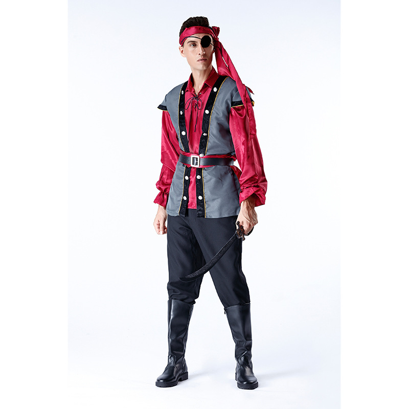 万圣节情侣化装舞会cosplay加勒比女海盗服 海盗服装成人杰克船长