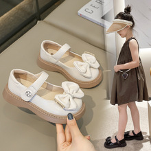 女童小皮鞋2024夏季新款儿童时尚洋气单鞋英伦风中大童公主表演鞋