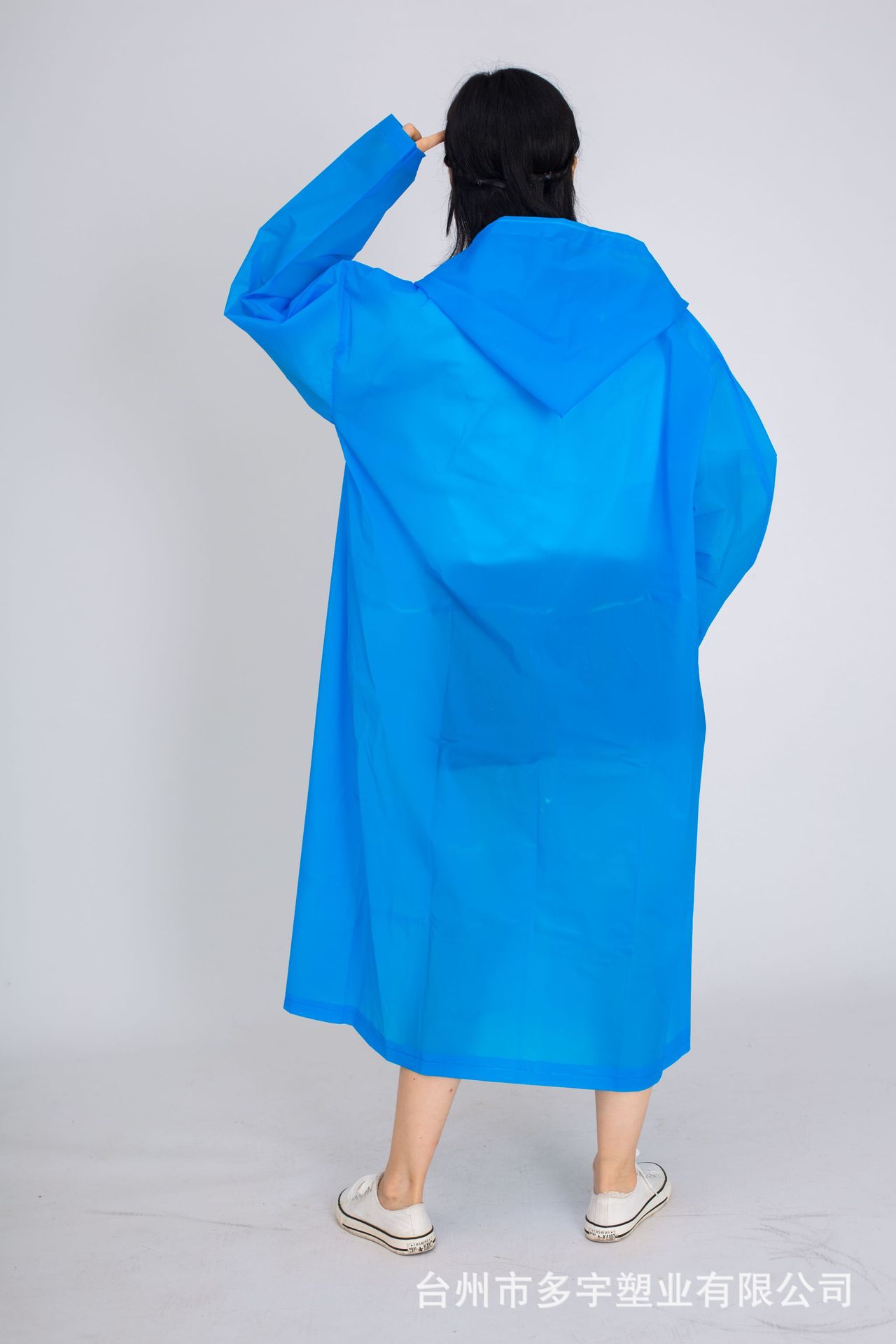 eva雨衣登山徒步加厚成人非一次性长款全身雨衣跨境外贸大人雨披