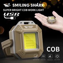 Magnetic mini work light three light source flashlight light