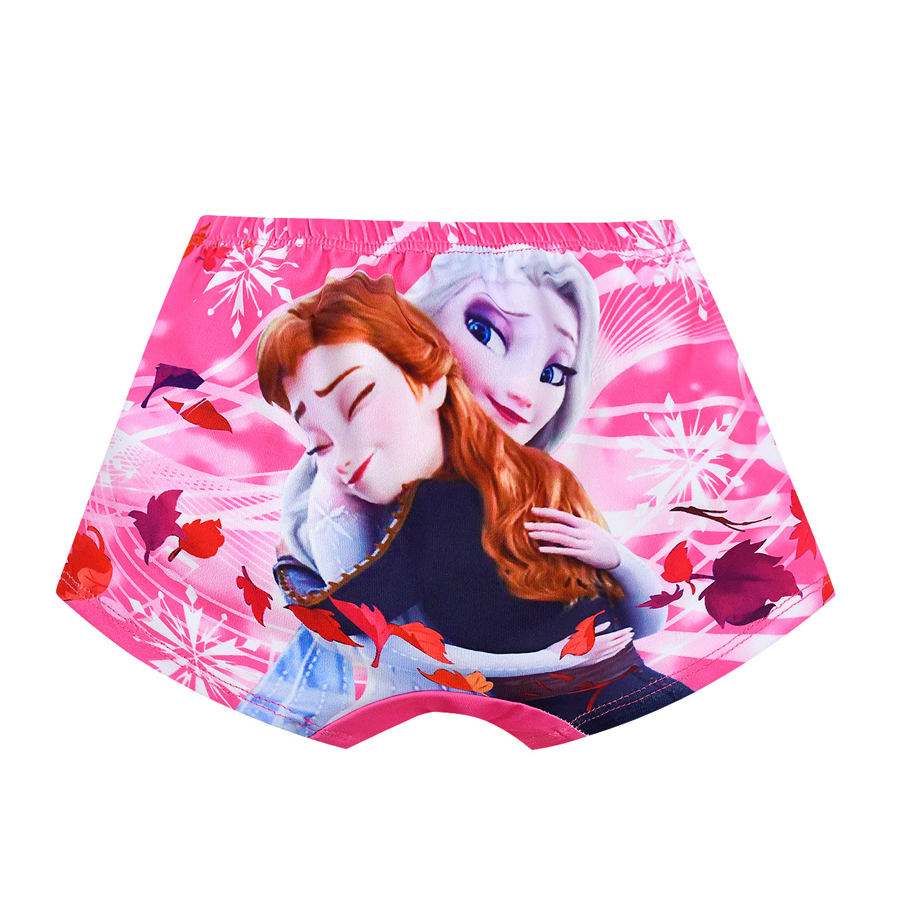 冰雪奇缘 艾莎安娜儿童内裤卡通幼儿内裤三角平边四角裤欧美外贸