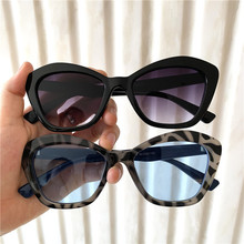 欧美风复古果冻色太阳镜个性多边形复古猫眼墨镜时尚ins太阳眼镜