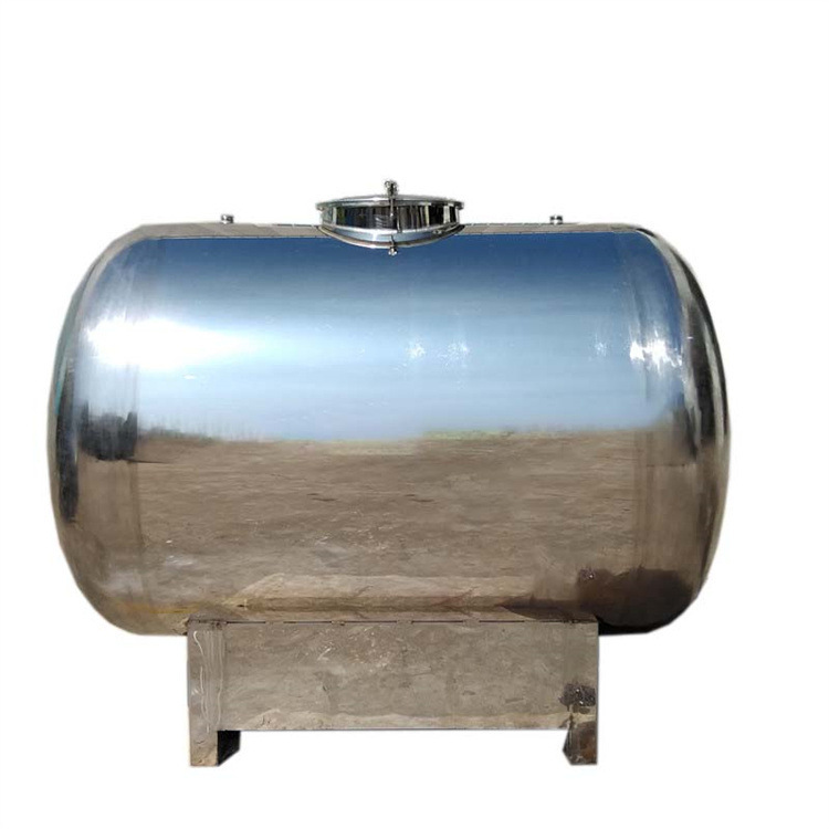 卧式水箱加厚食品级304/316l不锈钢水箱反渗透纯水储水罐2000升