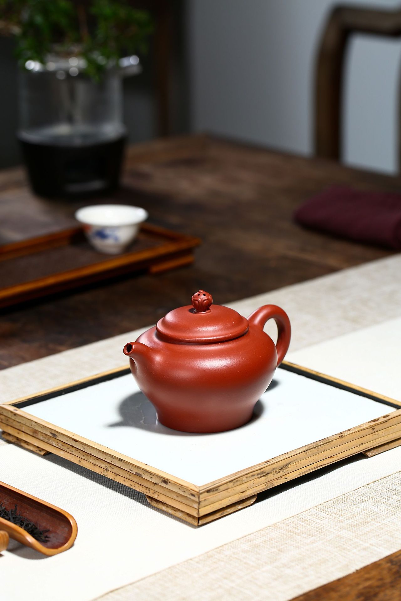 宜兴原矿大红袍紫砂壶镂空滴子手工制掇只茶壶家用茶具泡茶壶批发