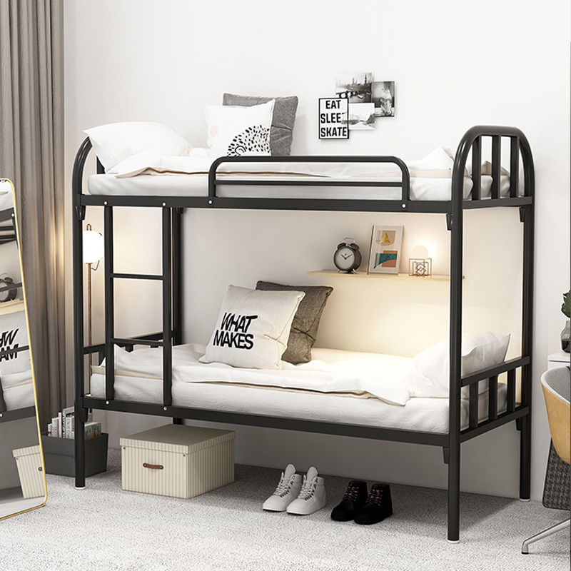 上下铺铁架床双人两层架子高低上下床双层床学生员工宿舍铁艺铁床