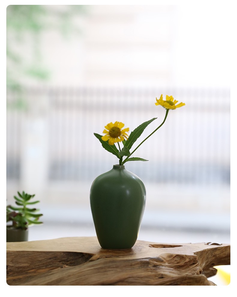 景德镇陶瓷花瓶摆件客厅插花小清新花瓶田园个性创意迷你插花花器