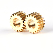 定制铜齿轮加工 铜直齿  玩具减速铜齿轮 自动车床加工通孔直齿