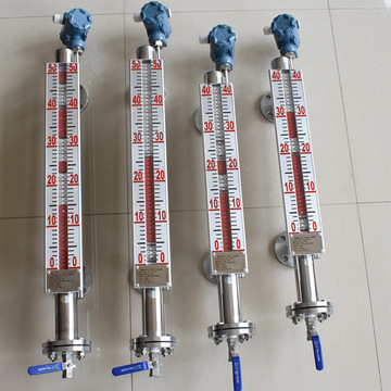 磁翻板液位计磁性浮子液位计侧装顶装水位计油位计定制远传