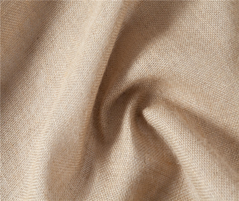 黄麻布覆膜本色复古背景装饰布黄麻纯色麻布棉麻卷粗麻面料工厂