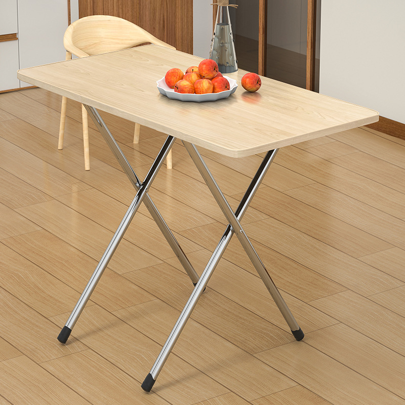 折叠桌便携式家用餐桌户外吃饭桌宿舍小户型长方形简易卧室学习桌