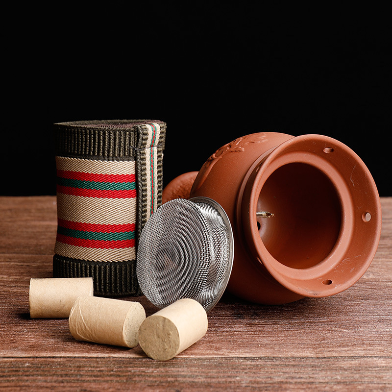 艾善源紫砂灸瓶推拿按摩刮痧艾灸罐灸器火灸面部艾灸杯器具批发