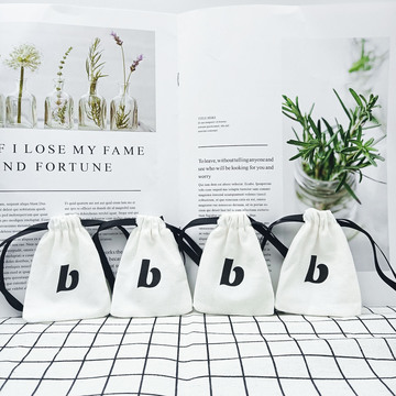 工厂直销帆布束口袋香薰蜡礼品袋小样护肤品旅行包便携印logo拿样