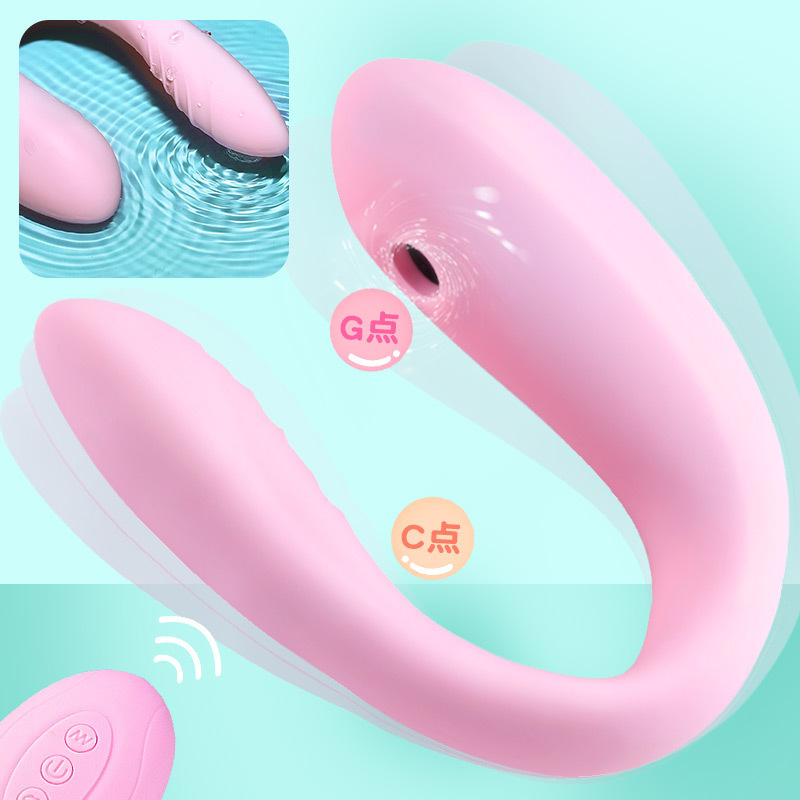 New Foreign Trade Cross-Border for Men and Women Wireless Remote Control Instrumenta Suctoria USB Rechargeable Massage Vibrator Sex Toys