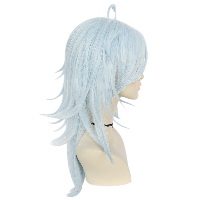怪物事变 晶 雪之子 雪男cosplay动漫假发wig易宾假发厂家批发