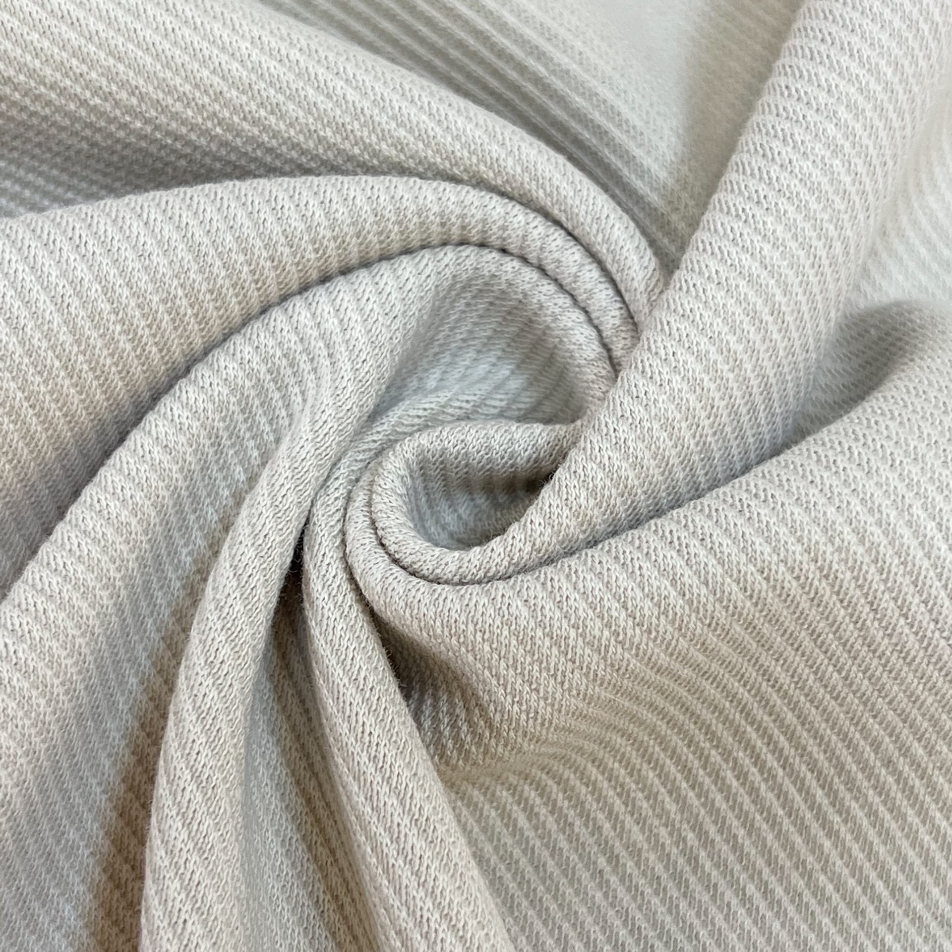 300g新棉斜纹双面布 平纹棉毛布 秋冬潮牌卫衣服装针织面料布料