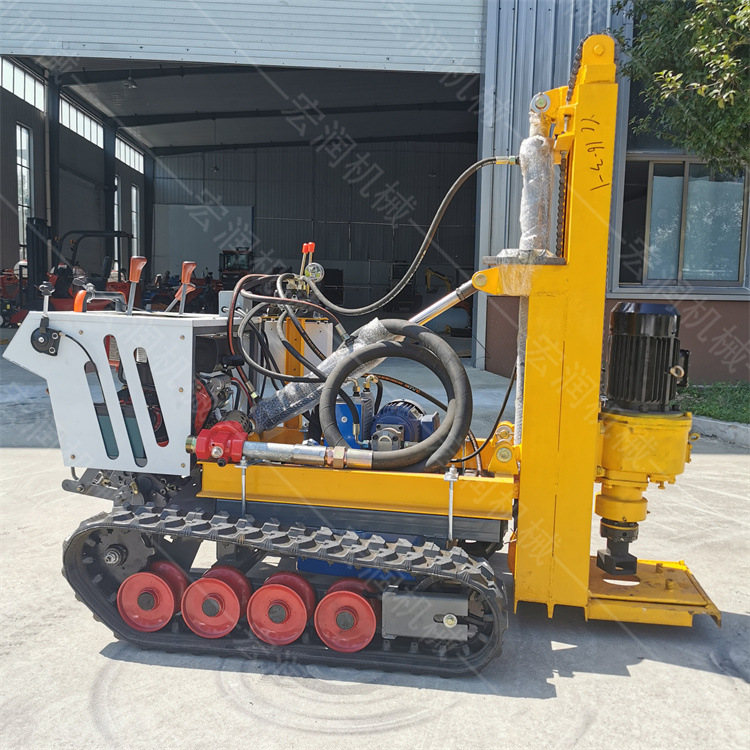 小型履带潜孔钻车 边坡支护潜孔钻机 小型履带潜孔锚固钻机厂家
