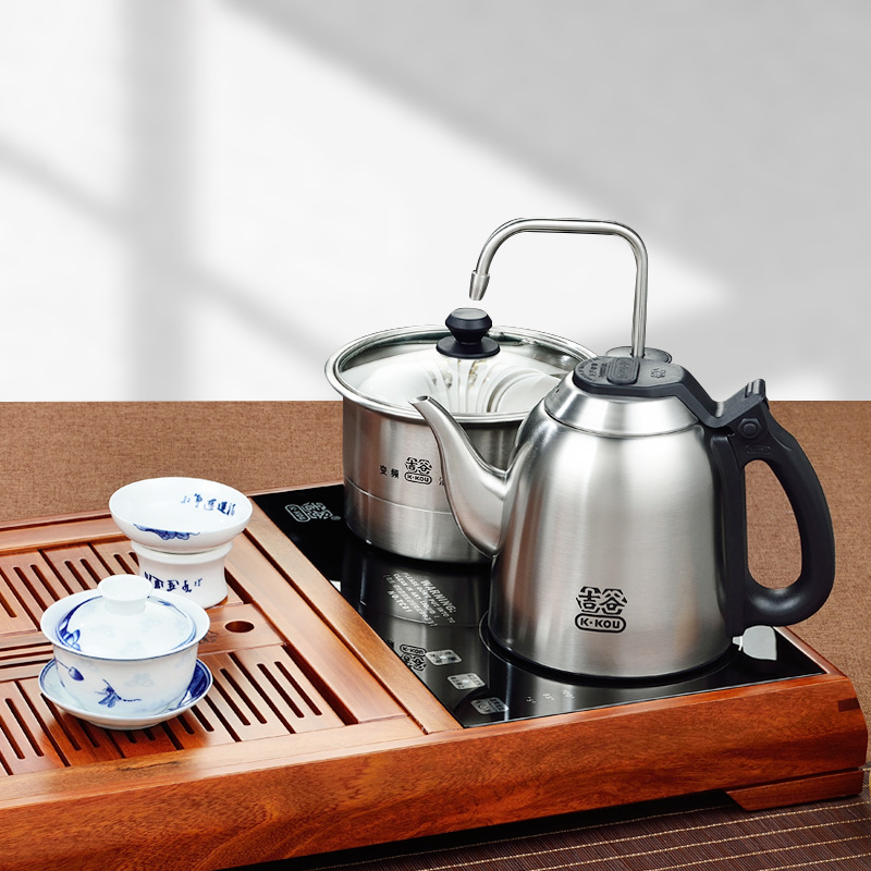 吉谷抽水式电热水壶一体泡茶专用功夫茶烧水壶家用智能恒温电水壶