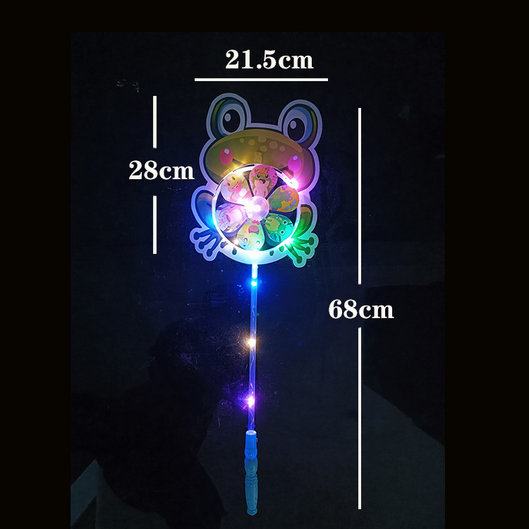 Luminous windmill toys diy children's new wholesale stalls night market stall factory supply 2023 cartoon market Item Picture