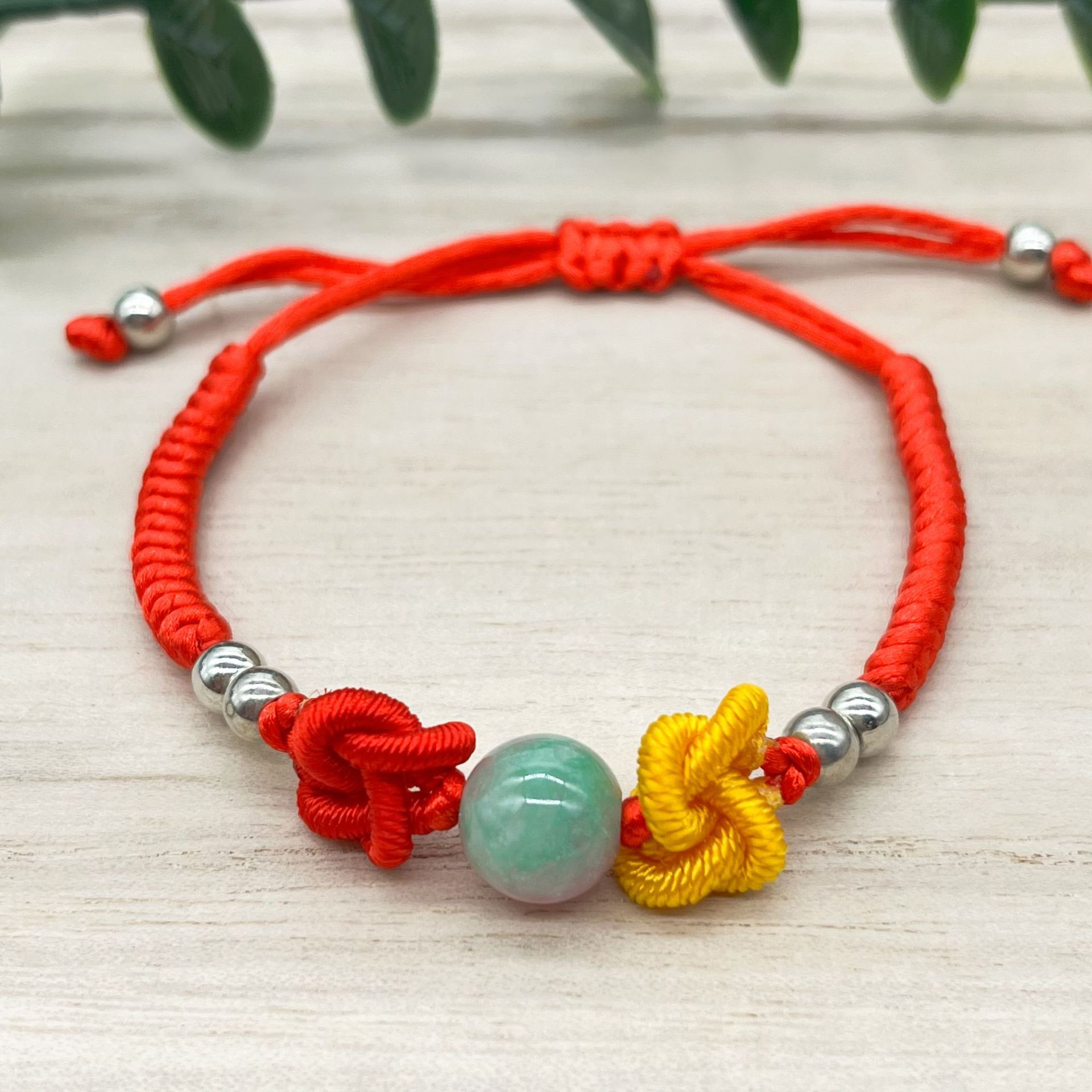 Dragon Boat Festival Ruyi Knot Red Rope Bracelet Men and Women's Natal Year Handmade Woven Jin Gang Knot Lucky Red Carrying Strap Wholesale