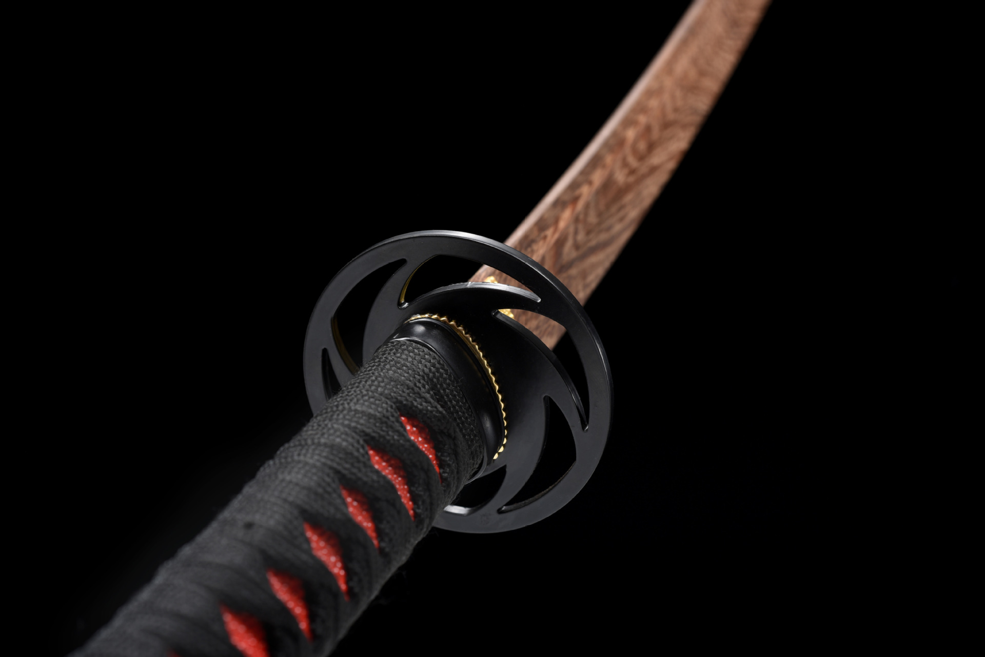 龙泉市刀剑花梨木动漫日本剑一体传统冷兵器影视刀cos长剑未开刃