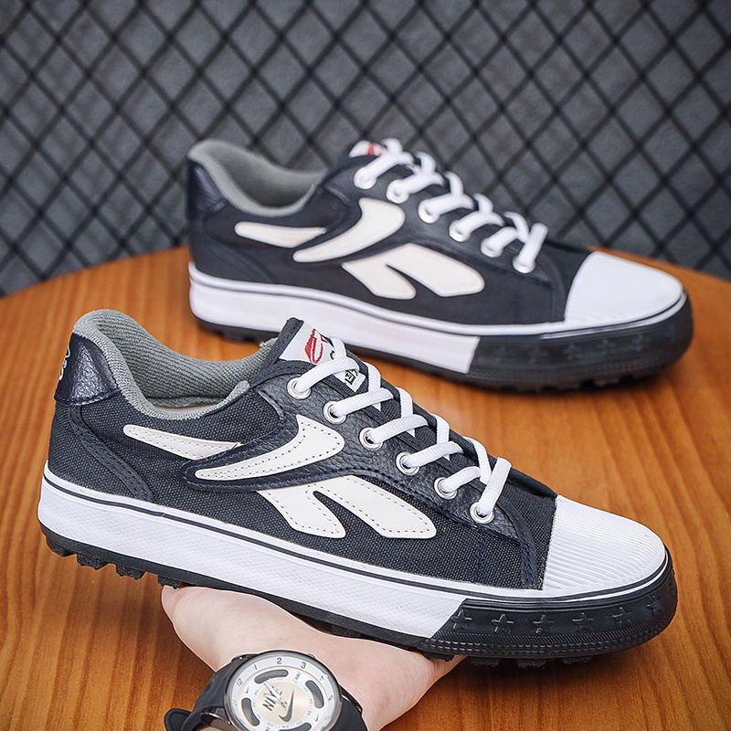 荣光时尚胶鞋 男防滑耐磨工作鞋 低帮休闲钓鱼爬山户外野营单鞋