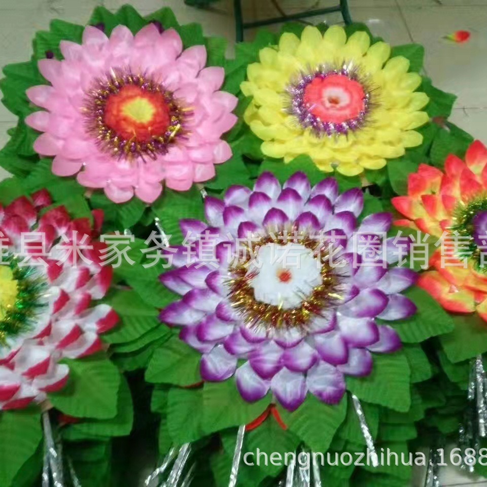 50厘米纸板小花圈 清明节 扫墓 祭祀上坟花 诚诺殡葬用品批发