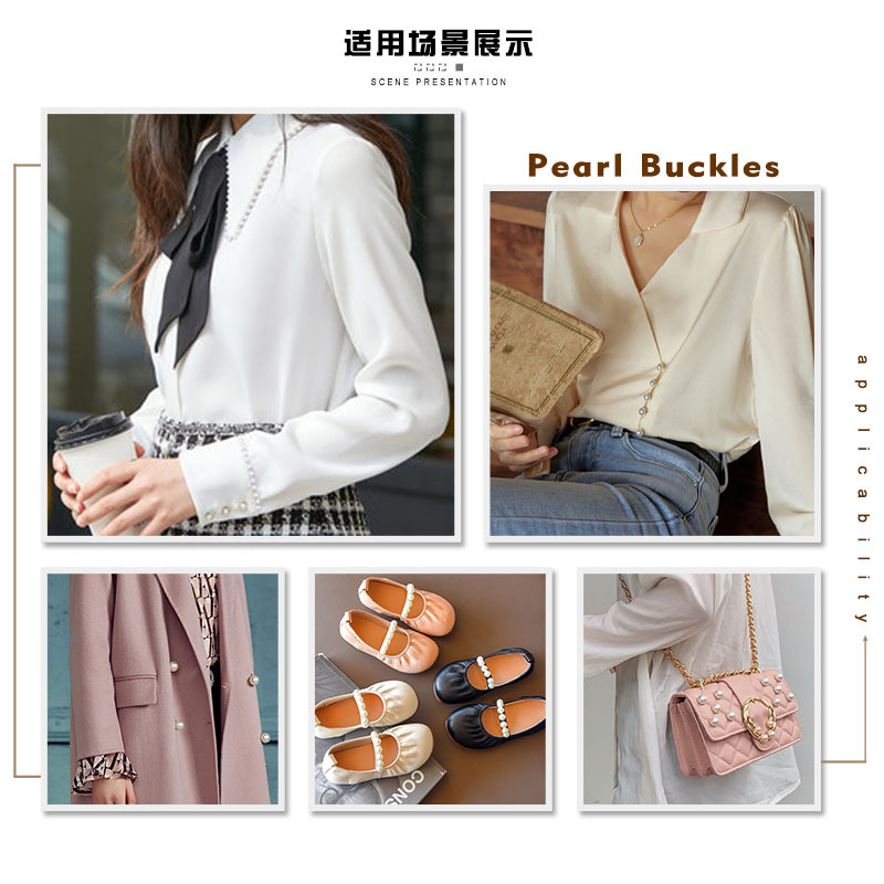 Fashion DIY Screw Buckle Rivet Rivet Pearl Buttons DIY Clothes Chiffon Shirt Cap Clothing Decorative Buttons