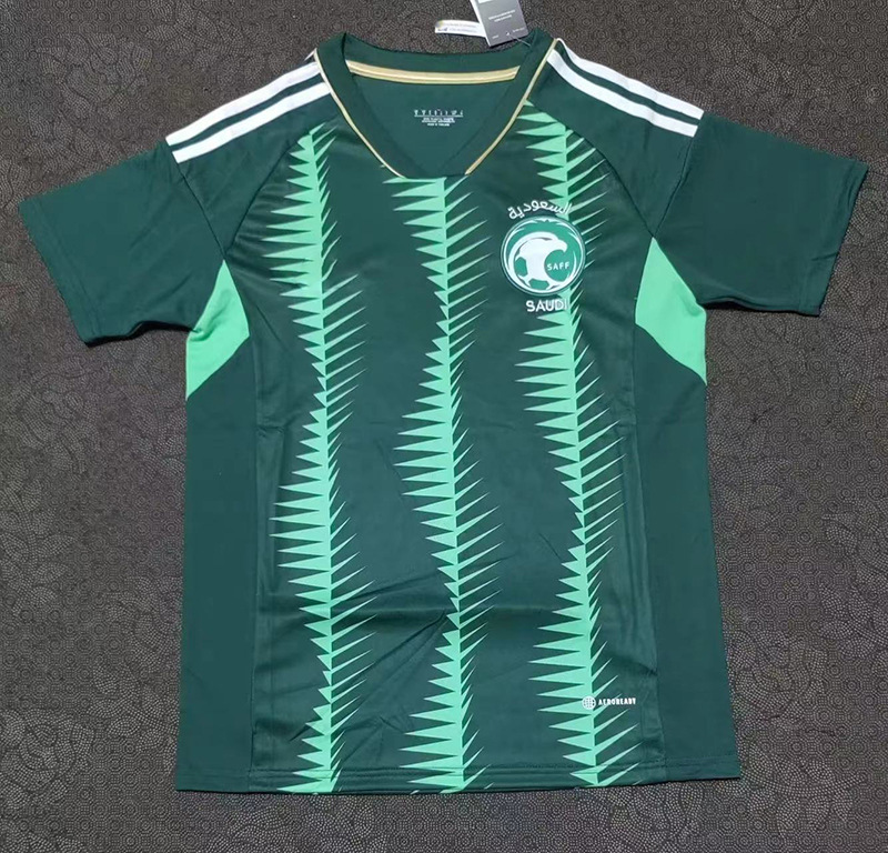 23-24沙特阿拉伯国家队主场客场球衣达瓦萨里 短袖足球服球迷上衣