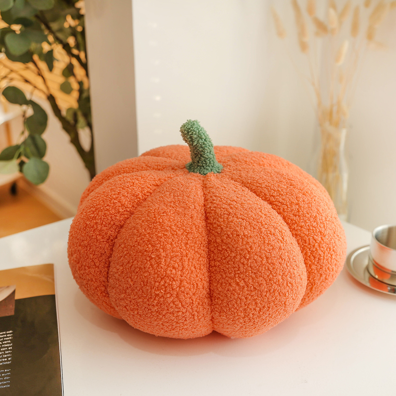 Cross-Border Pumpkin Pillow Plush Toy Cushion Pumpkin Sofa Cushion Halloween Children's Gift Toys Wholesale