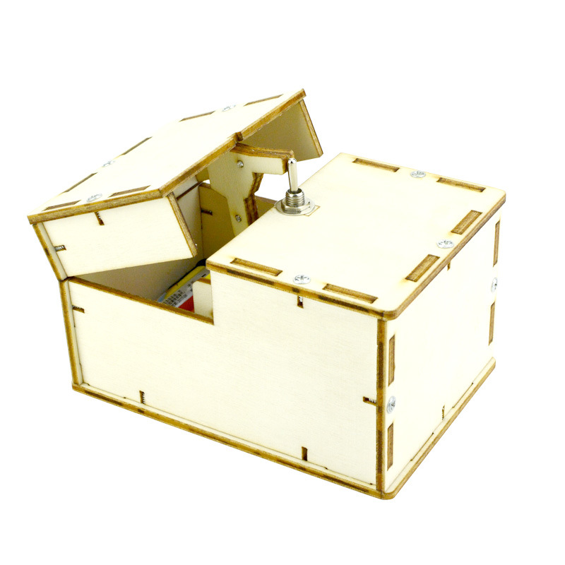 创客作品科技小制作机械学生手工创意发明无聊的盒子通用技术作业