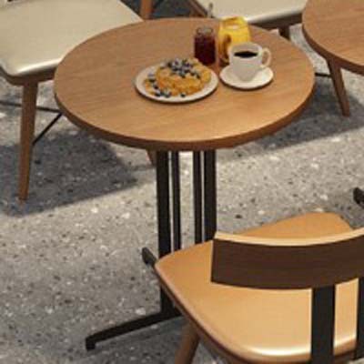 Nordic Restaurant Dessert Milk Tea Shop Cafe Dining Table and Chair Solid Wood Soft Bag Leisure Deck Sofa Dining Tables and Chairs Set